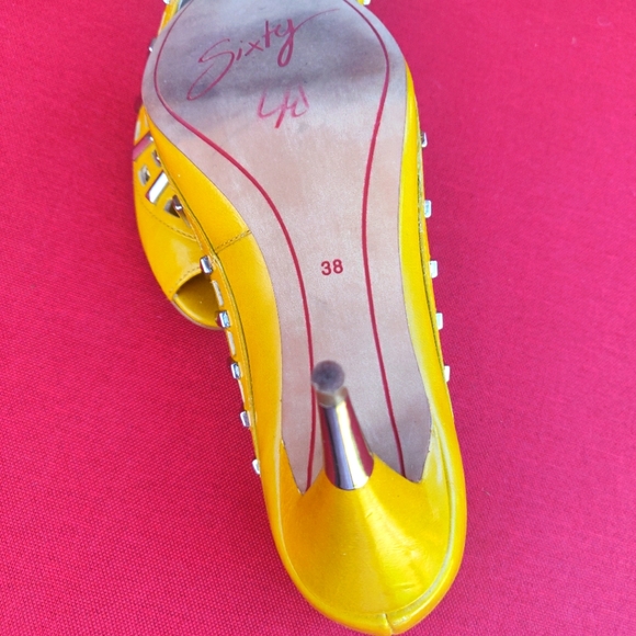 Miss Sixty formal heels in yellow - Picture 4 of 6